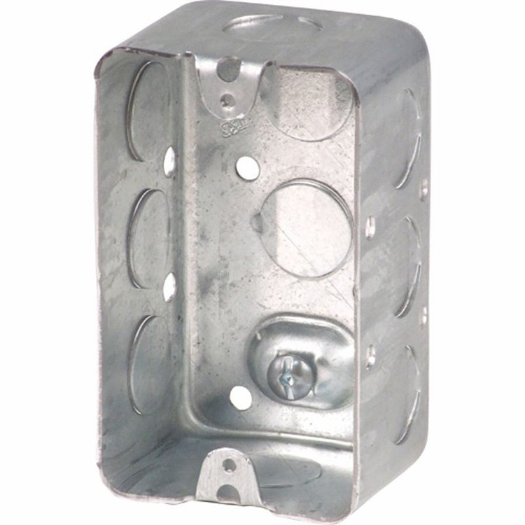 3*3 knockout sheet metal small steel box galvanized metal switch box