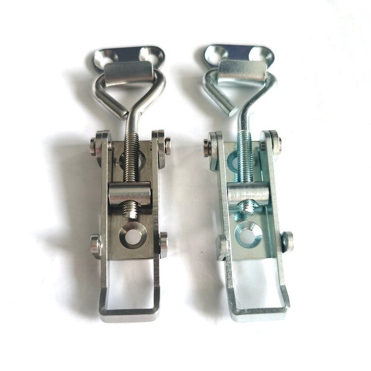 OEM ODM custom Stainless Steel stamping adjustable Toggle spring  Latches draw latch hardware