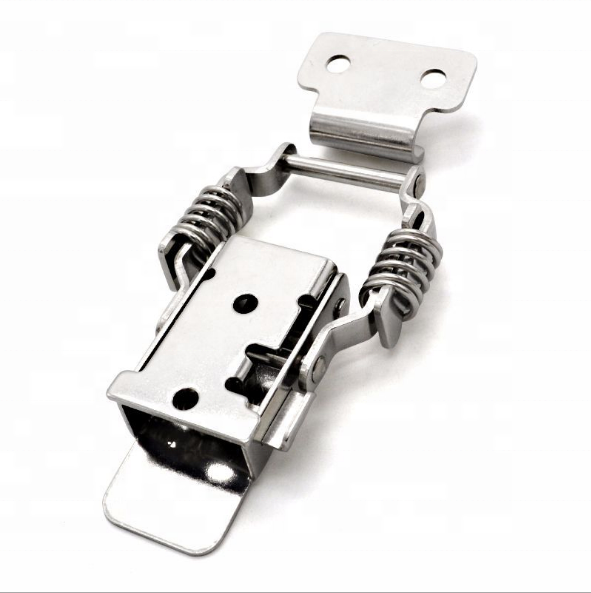 Stamping Stainless Steel 304 Spring Lever Hasp Toggle Clamps Latch Spring Loaded Toggle Lock