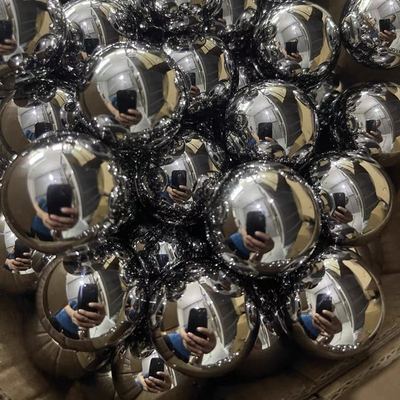 Stainless Bearing Balls 50mm Diameter Large Hollow Stainless Steel Ball Mirror Polished Good Quality Hollow Ball