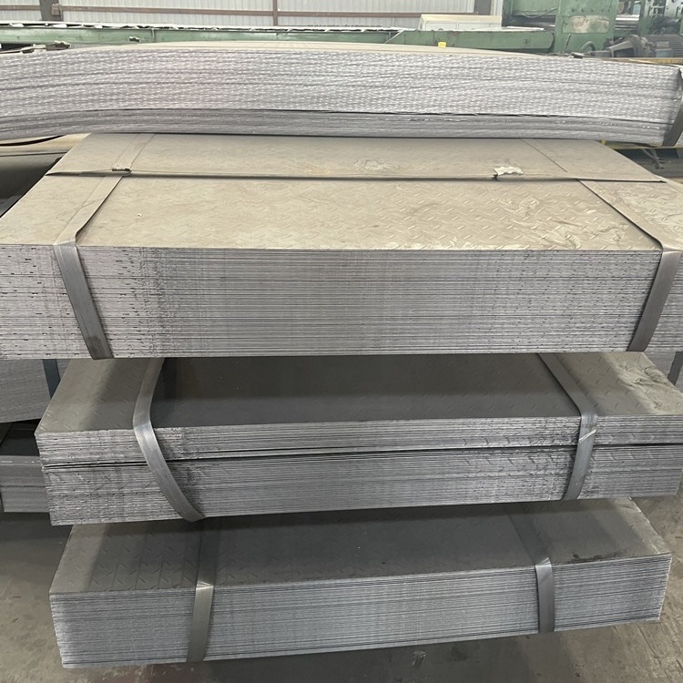 Dotted Steel Sheet And Tear Drop Pattern Plate Astm Standard With Cutting Processing Service Hot Rolled Chequered Plate