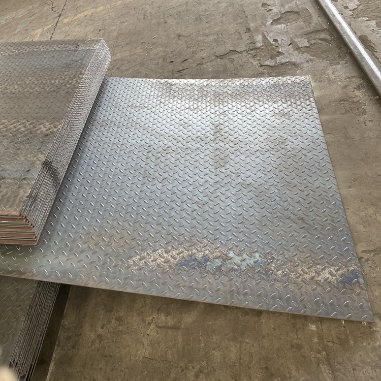 Dotted Steel Sheet And Tear Drop Pattern Plate Astm Standard With Cutting Processing Service Hot Rolled Chequered Plate