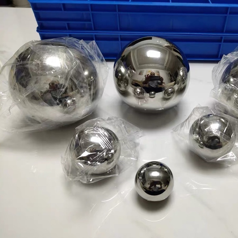 Stainless 321 314 316l 316ti Mirror Polishing Sphere Decoration Sculpture Metal Half Ball 304 Stainless Steel Hemisphere Balls