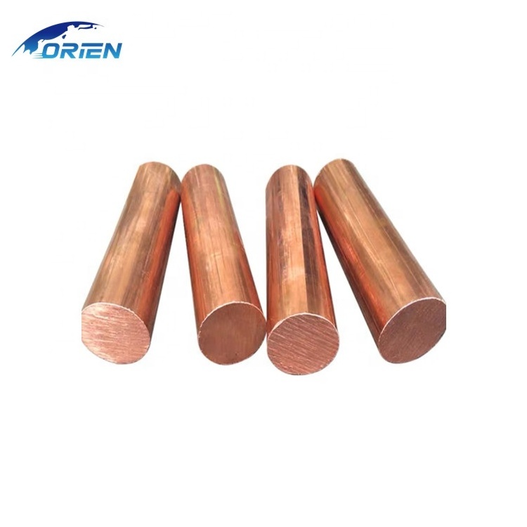 Copper Steel Ground Rod 1mm Pure Copper Iron Ground Rod 16mm 18mm Copper Earthing Bar