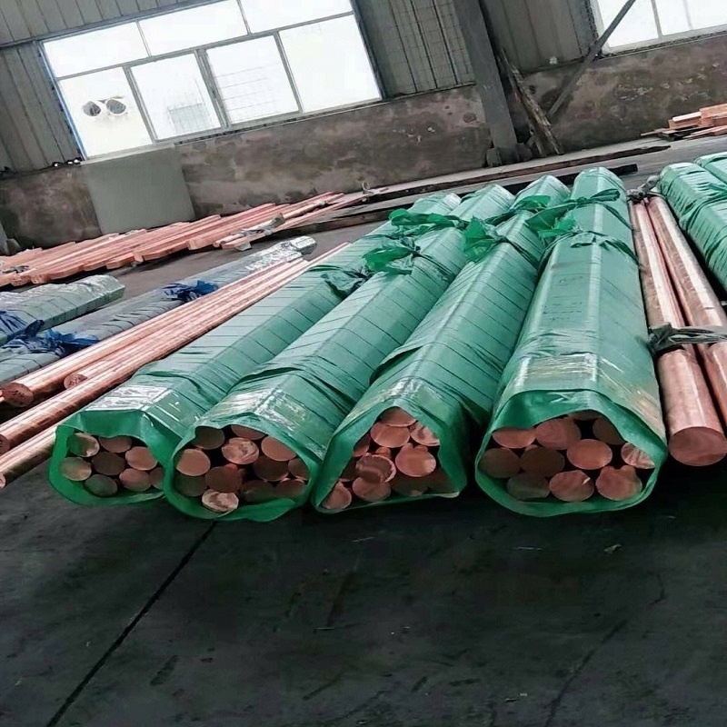 Copper Steel Ground Rod 1mm Pure Copper Iron Ground Rod 16mm 18mm Copper Earthing Bar