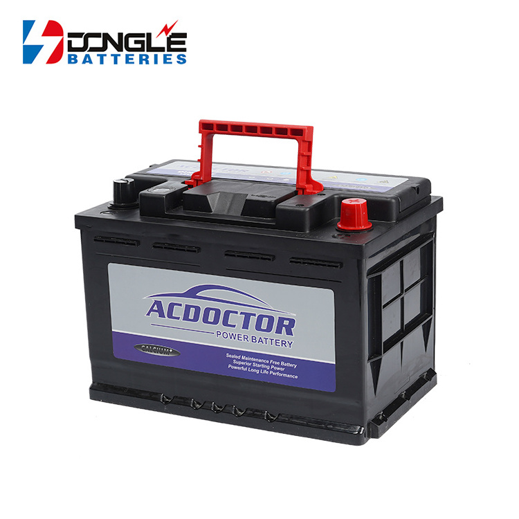 Wholesale Price High CCA Maintenance Free DIN80MF European Vehicles 12V 80Ah Lead Acid Car Battery