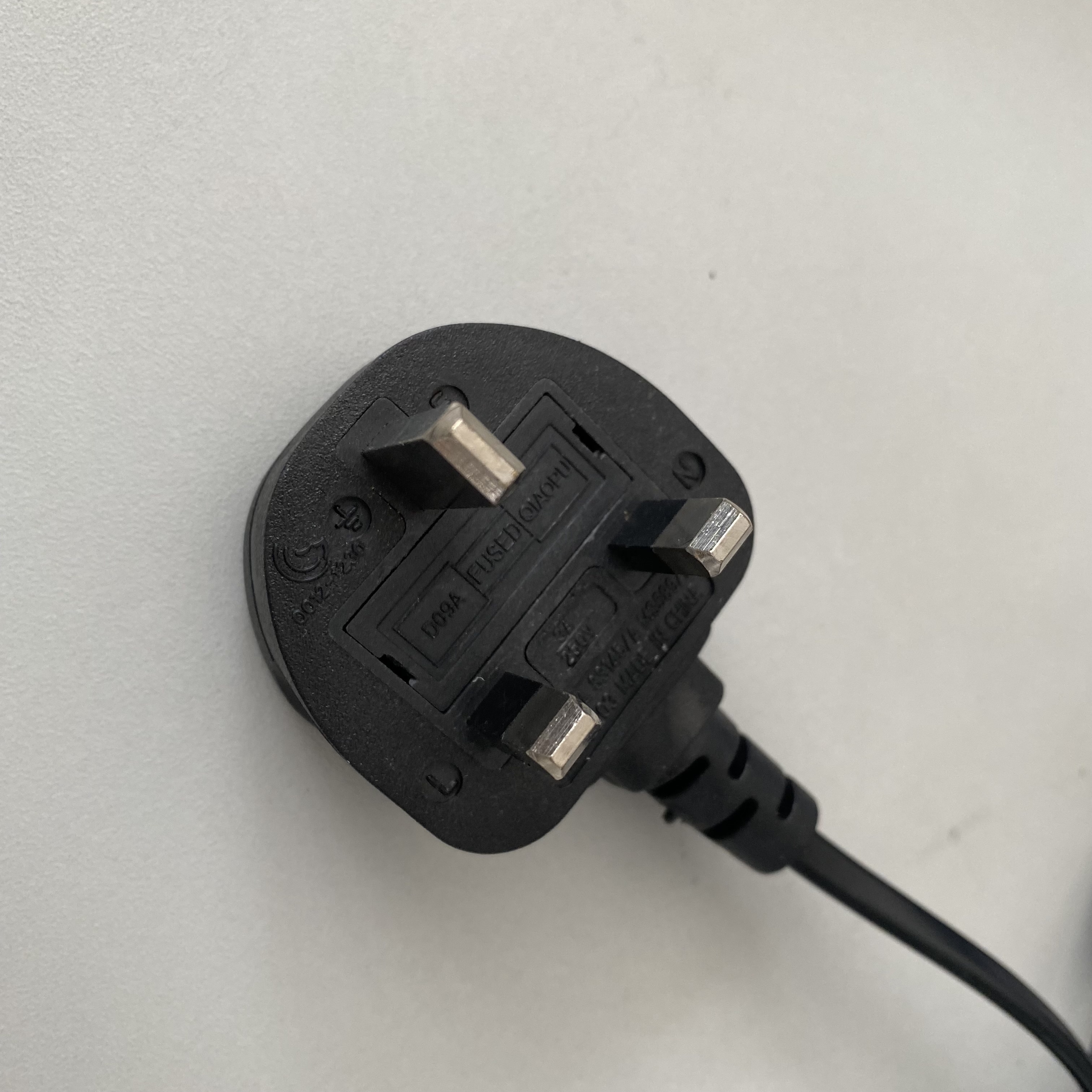 UK 3 pin plug himalayan electric power cord with  dimmer switch for salt lamp