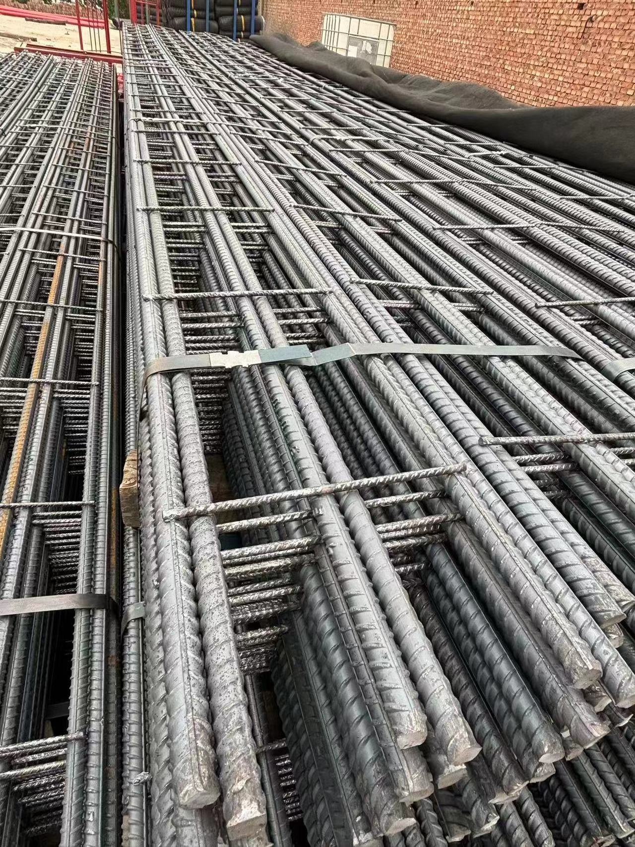 Carbon steel reinforced concrete brick wall reinforcing mesh construction building material 3 bars 4 bars trench mesh