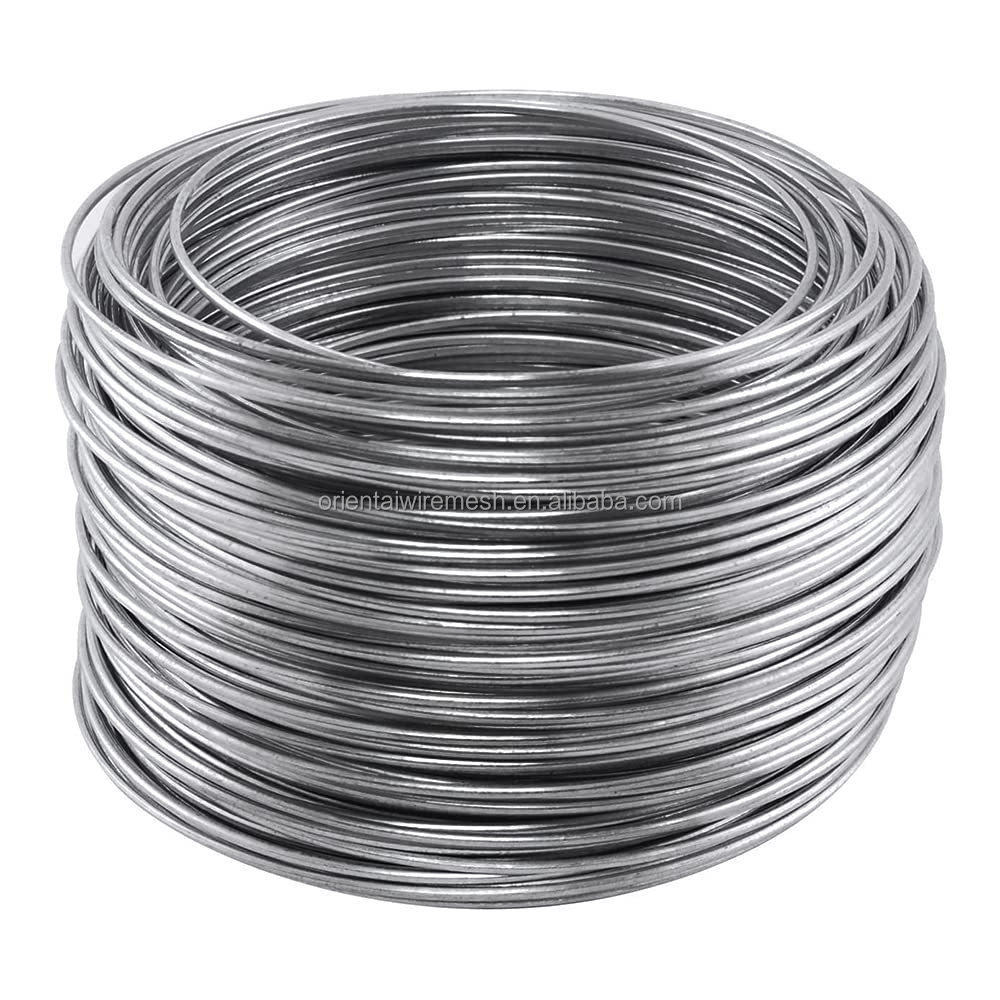 gauge 20 iron wire Galvanized Steel Wire 12/16/18 Gauge Electro Galvanized Gi Iron Binding Wire