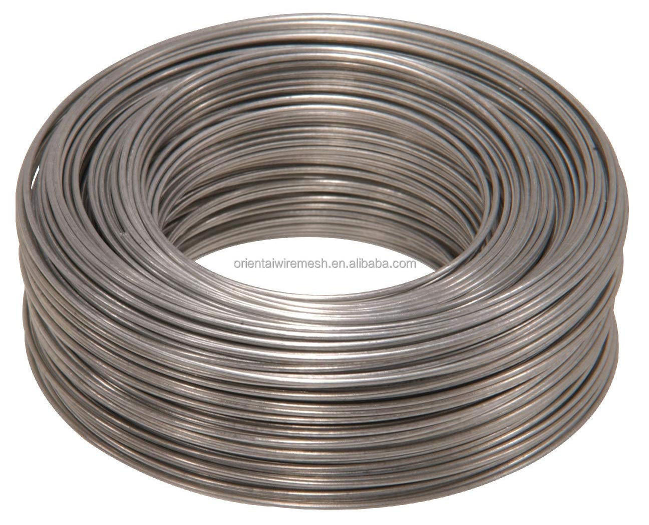 gauge 20 iron wire Galvanized Steel Wire 12/16/18 Gauge Electro Galvanized Gi Iron Binding Wire