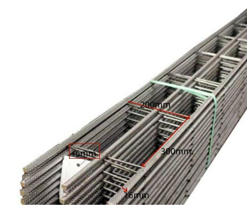 Carbon steel reinforced concrete brick wall reinforcing mesh construction building material 3 bars 4 bars trench mesh