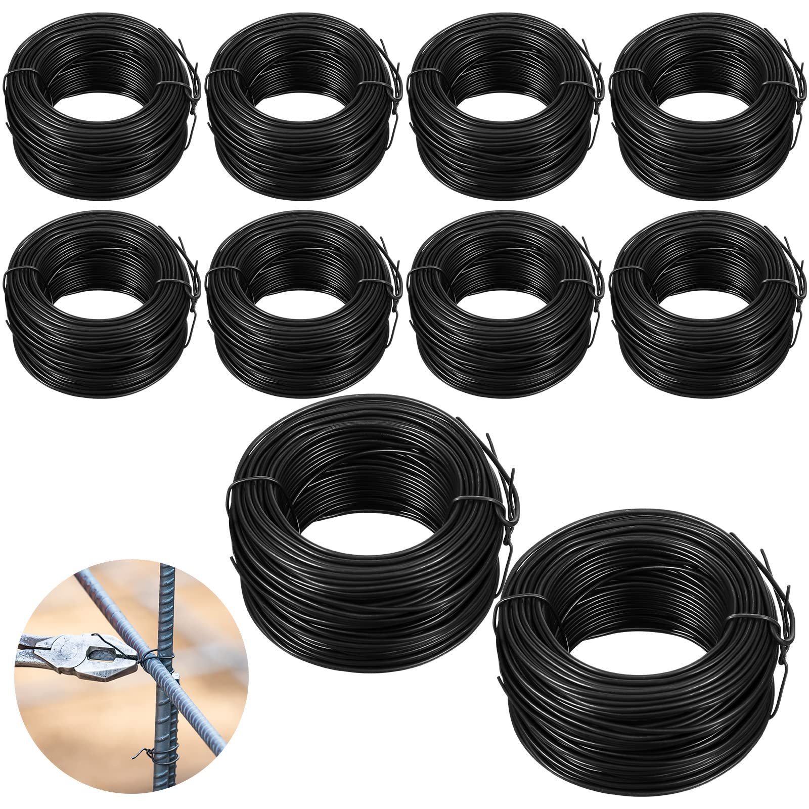 construction tie wire steel binding wire 0.8mm 18 24 gauge twist soft black annealed iron wire roll