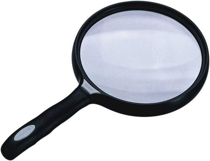 Handheld Magnifying Glass 89080 Jumbo 5inch Lens Magnifying Glass Book Magnifier