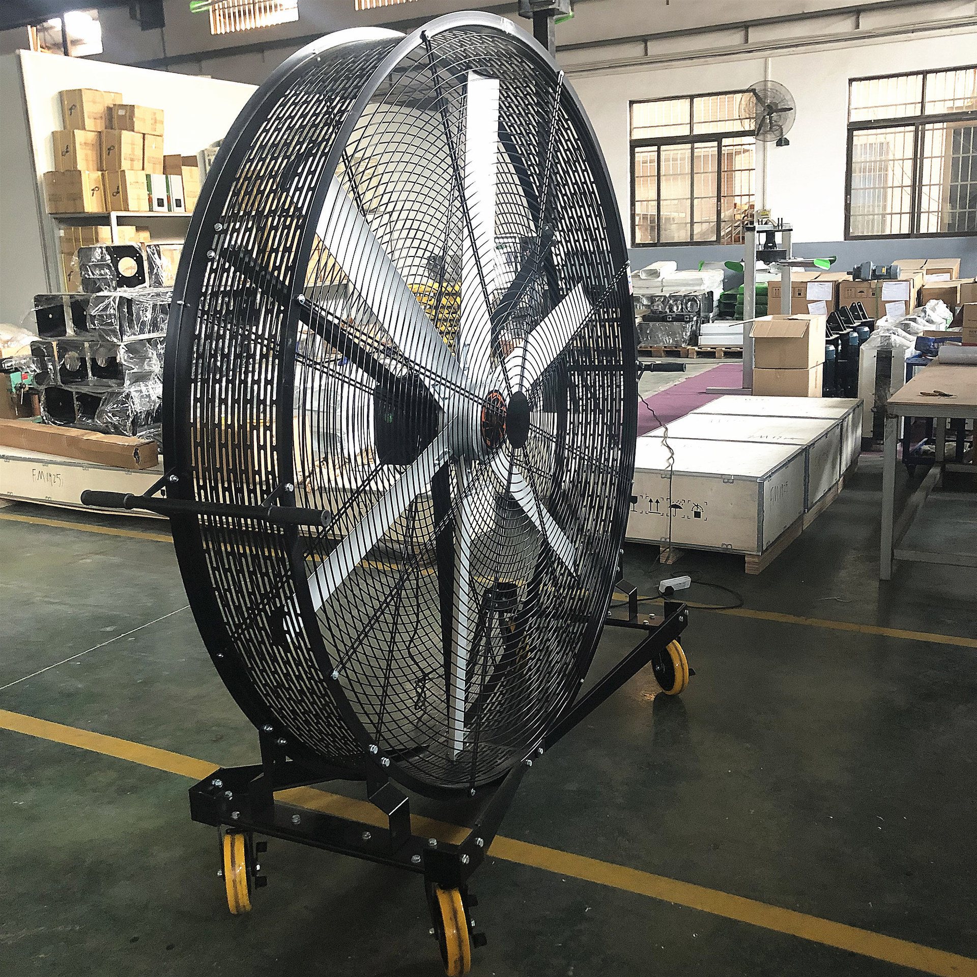 Industrial Commercial Large Size Axial Blower High Power Ventilation Mobile Exhaust Fan