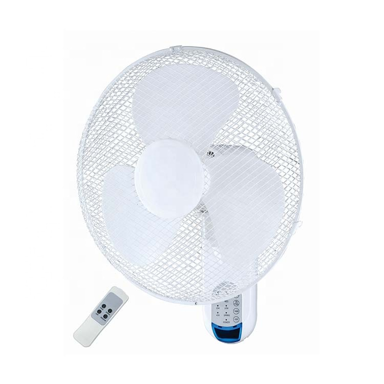 16 Inch electric remote control home ventilateur parts price mounted wall fan