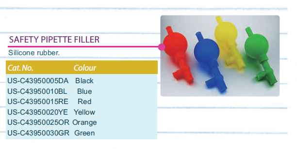 Laboratory Silicone Rubber Standard Safety Pipette Filler