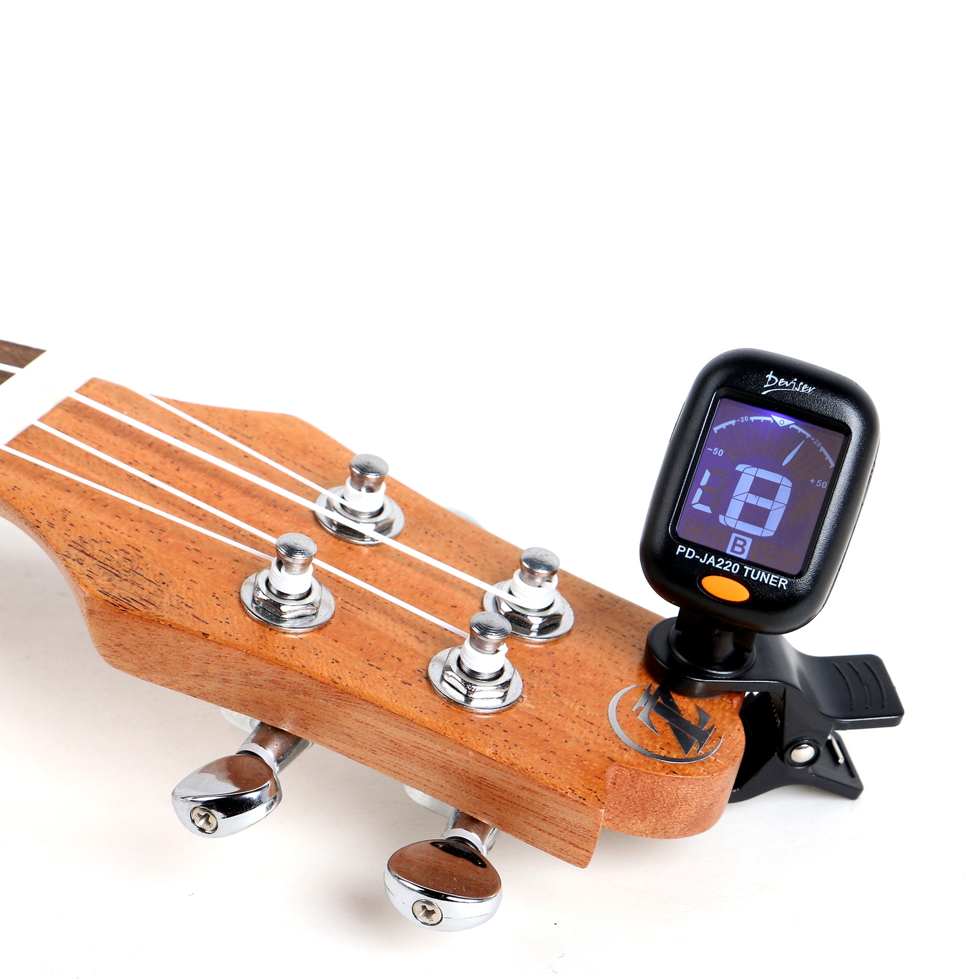 Guitar Tuner Clip On Professional for Acoustic/Electric Guitar, Ukulele, Violin, Bass, Banjo & Chromatic Tuning Modes