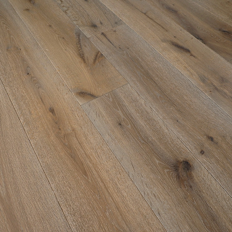 Top sales 9 inch wide and gray white washed color French white oak engineered hardwood flooring