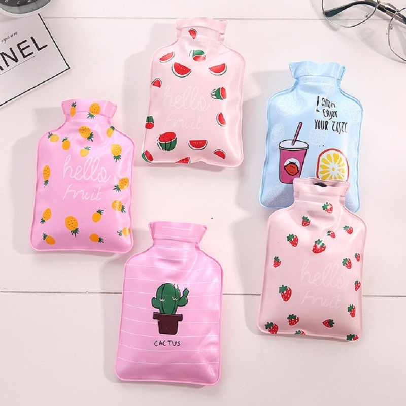 Multi - pattern can be customized design water - filling hot water bag mini teddy hand - warming hot water bottle