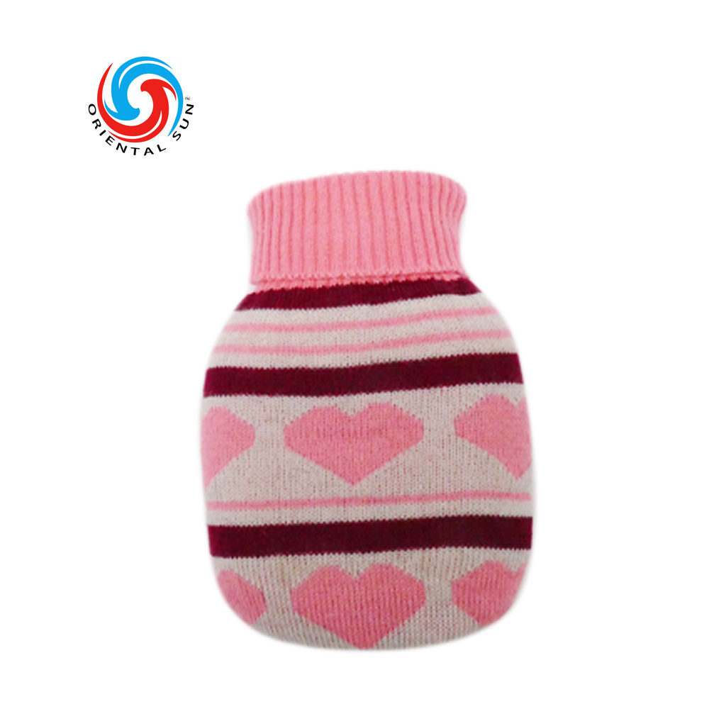 orientalsun high quality mini baby hot water bottle bags natural rubber pvc safety OEM/ODM (small) rubber hot water heating pad