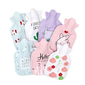 Multi - pattern can be customized design water - filling hot water bag mini teddy hand - warming hot water bottle