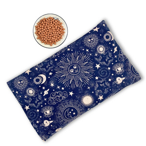 Custom microwave heating pad flax seed cherry stone buckwheat bag moist heat pack for neck back shoulder hot compre