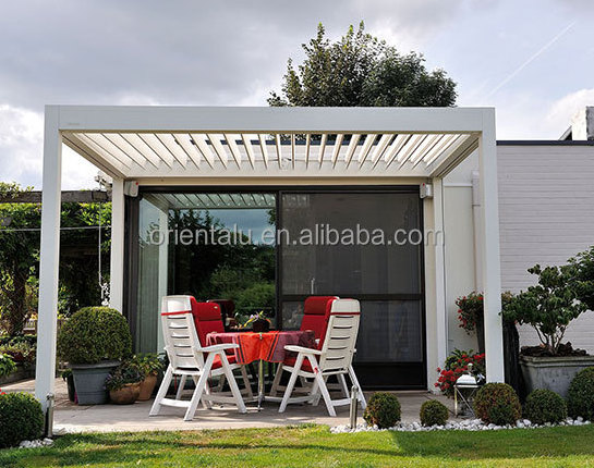 Free Shipping Pergola Aluminum Carport Waterproof Gazebo Bioclimatic Garden Pergola Aluminium Pergola Kit