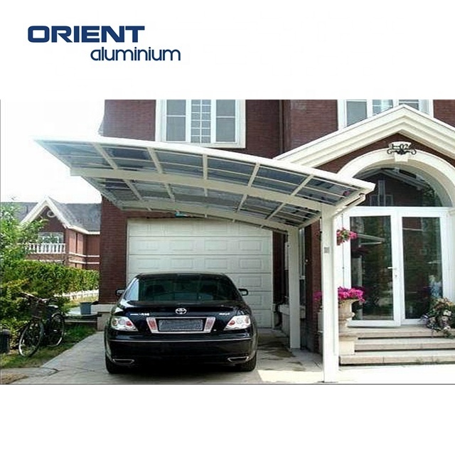 Y-Shape High-Load Outdoor Aluminum Carport for Car Parking Snow Load Resistant Waterproof PVC and Polycarbonate Car Shelter