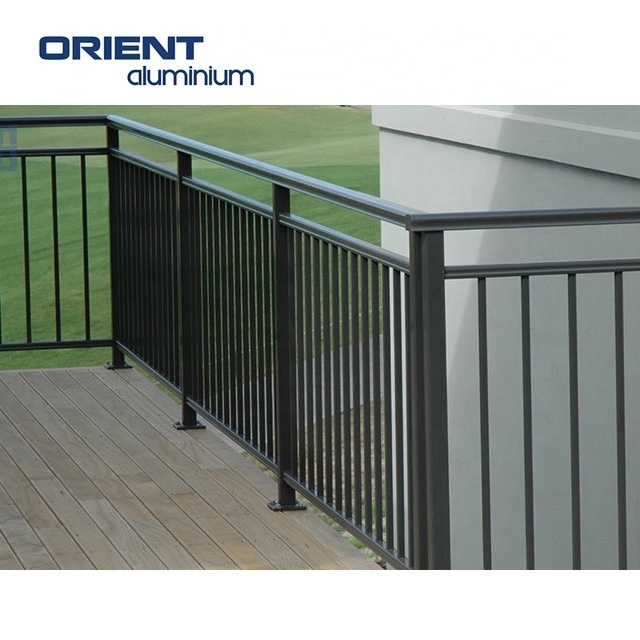 Balcony Aluminum Railing Outdoor Aluminium Balcony Stair Railing Modern Design Aluminium Handrail & Balustrade