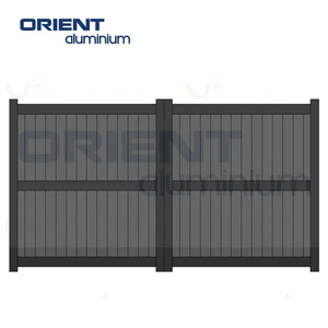 Aluminum Gate Double Swing Gates Driveway Automatic Aluminum Gates And Fences Decorative Garden House