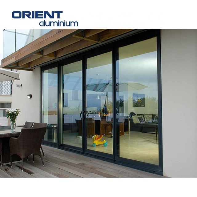 bifold Aluminium Doors Alloy Aluminum Folding Door Tempered Glass Swing Aluminum Sliding Doors for home