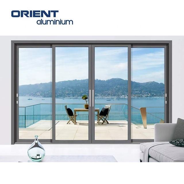 bifold Aluminium Doors Alloy Aluminum Folding Door Tempered Glass Swing Aluminum Sliding Doors for home