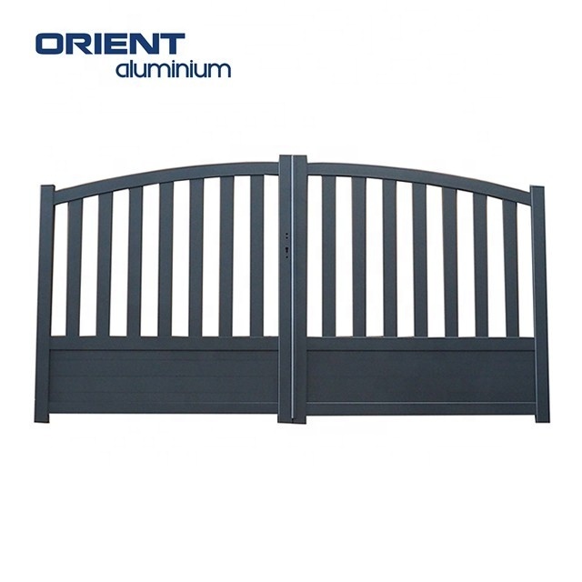 House iron gate design / steel sliding gate / Aluminum PVC vinyl fence gate designs