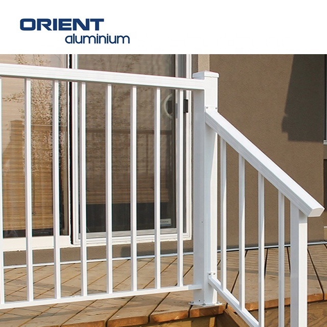 Top Manufacturer Balustrade Handrails Aluminum Frameless Glass Balustrade Stair Glass Railing