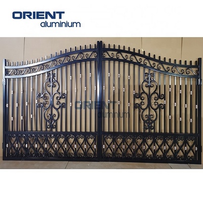 In Pakistan Latest Tubular Square Pipe For Front Home House Grill Sliding Single Main Door Aluminium Gate Designs