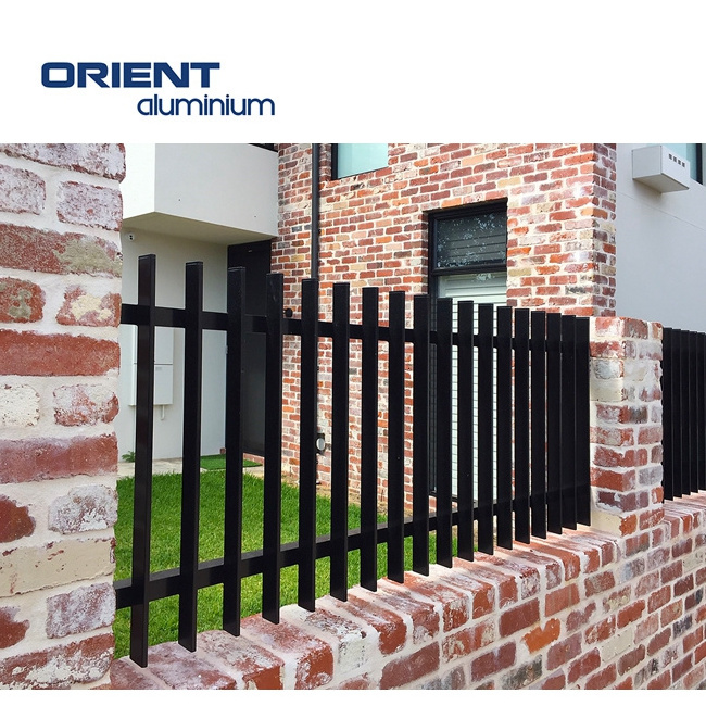 New Designed Aluminum New Zealand Architectural Blade 3d Fence Horizontal Fence Composite Cheap Fence Wall