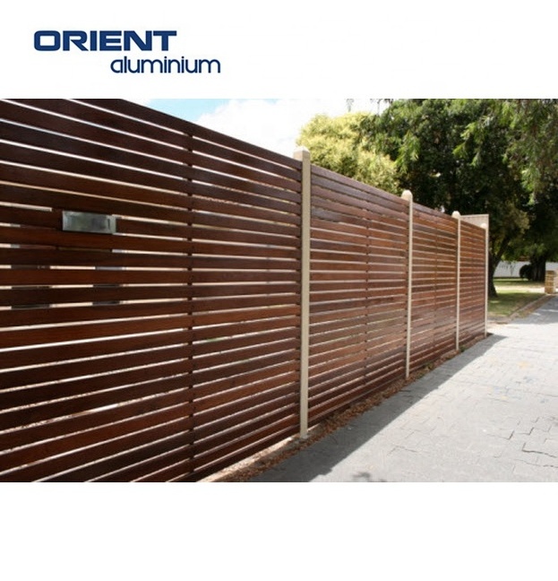 OEM ODM Design Customized Modern Garden Decoration Aluminium Easily Assembled Modern Design Aluminium Fence Garden Boundary Wall