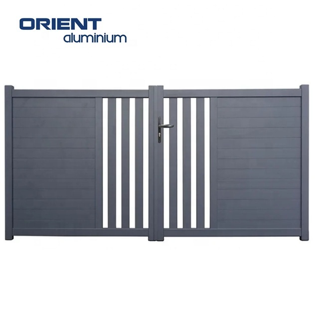 new designs courtyard aluminium art flower fencing folding doors expandable driveway arm house grill dooraluminium driveway gate