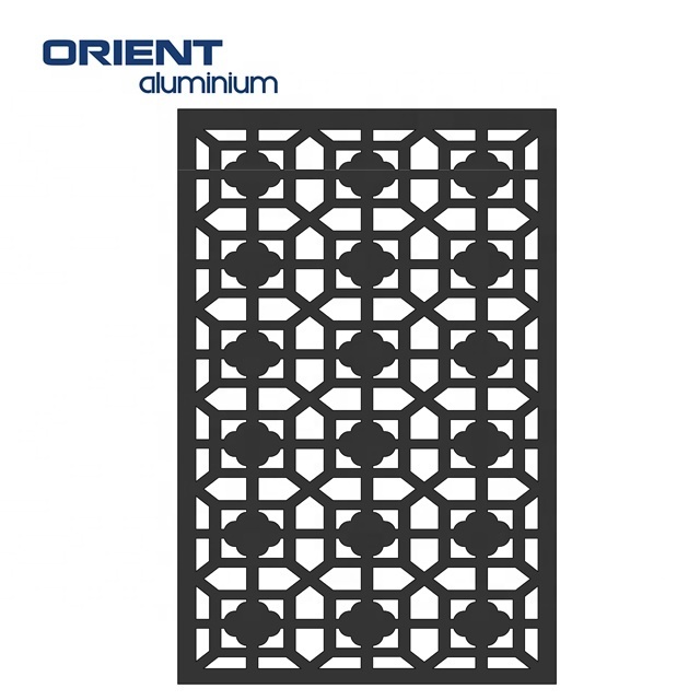 decorative laser cut metal screen aluminium laser cut metal privacy screen panel