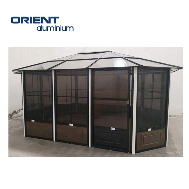 Waterproof Outdoor Gazebo Aluminum Modern 10x12 4x4 3x3 Garden Gazebo Outdoor Pergolas And Metal Gazebo Aluminium Manufacturer