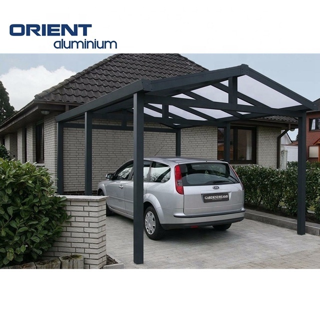 Factory Supplier Aluminium Carport for Park Sun shading High Grade Easy DIY Elegant Aluminium Solid PC Home Carport