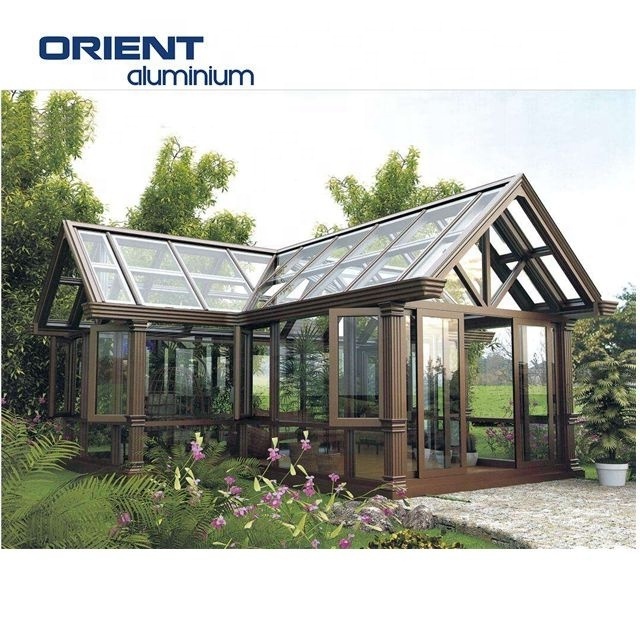 Factory supply High Quality Aluminium Garden House Mini Greenhouses water proof outdoor gazebo complete kit