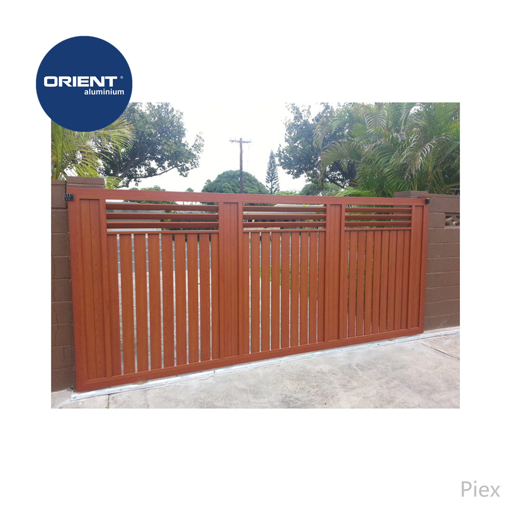 2017 Aluminium walk through gate sliding gates iron gate design from nigeria