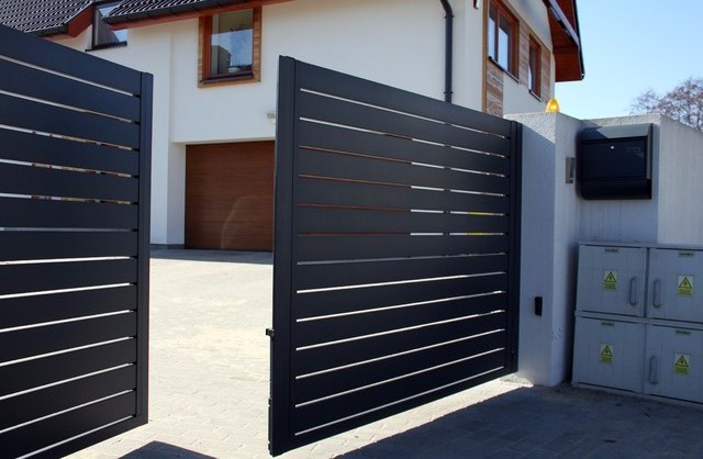 Aluminium walk through gate sliding gates gate designs in sri lanka