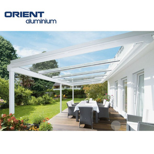 Glass Roof For Patio Sunroom Aluminium Terrace Roofing Aluminum Patio Pergola Sunroom Skylight Terrace Roof