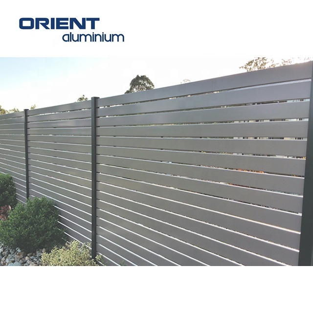 Factory Wholesale Customized Aluminum Wood Color Fences Wooden Panel for Fencing