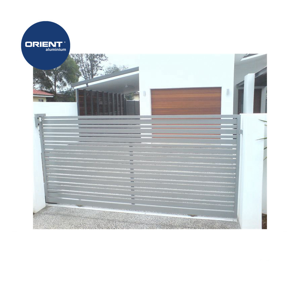 2017 Aluminium walk through gate sliding gates modern house gate designs