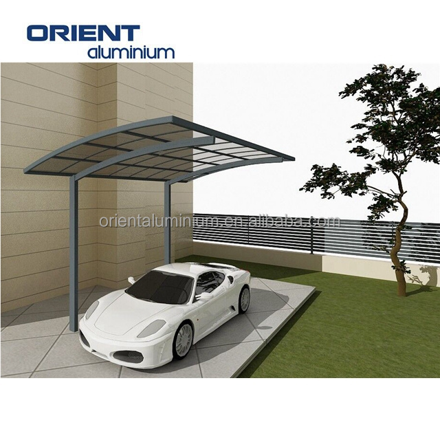 Strong Aluminum Structure carport free standing roofing car parking tent metal frame canopy