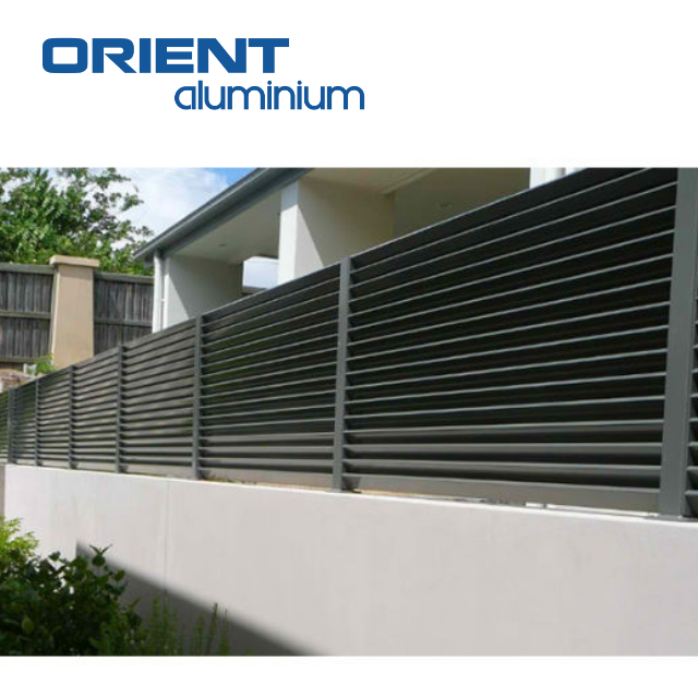 outdoor modern design aluminium louver fence panels hot sale aluminium panel fence