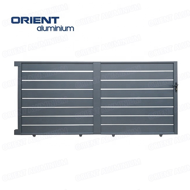 modern design aluminium cantilever gate automatic gate aluminium good quality aluminium gate frame